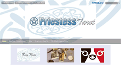 Desktop Screenshot of priestesstarot.co.uk
